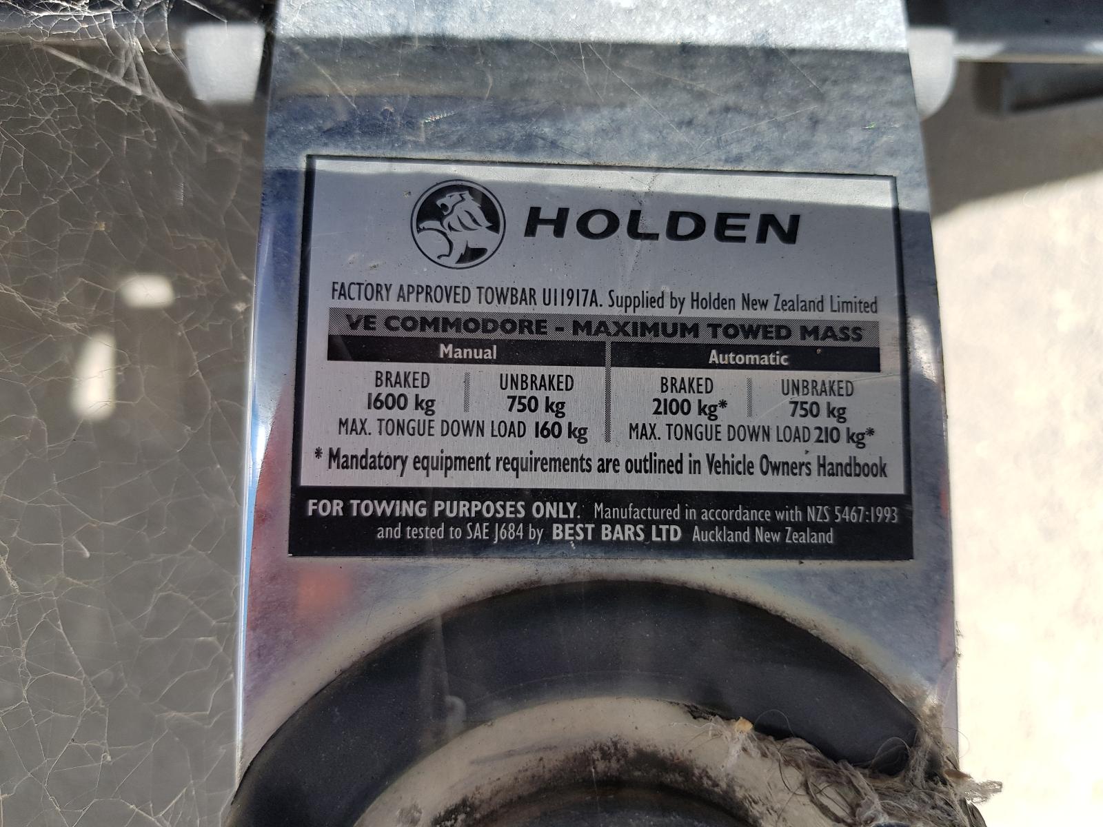 Holden Commodore - VE 2006-2013