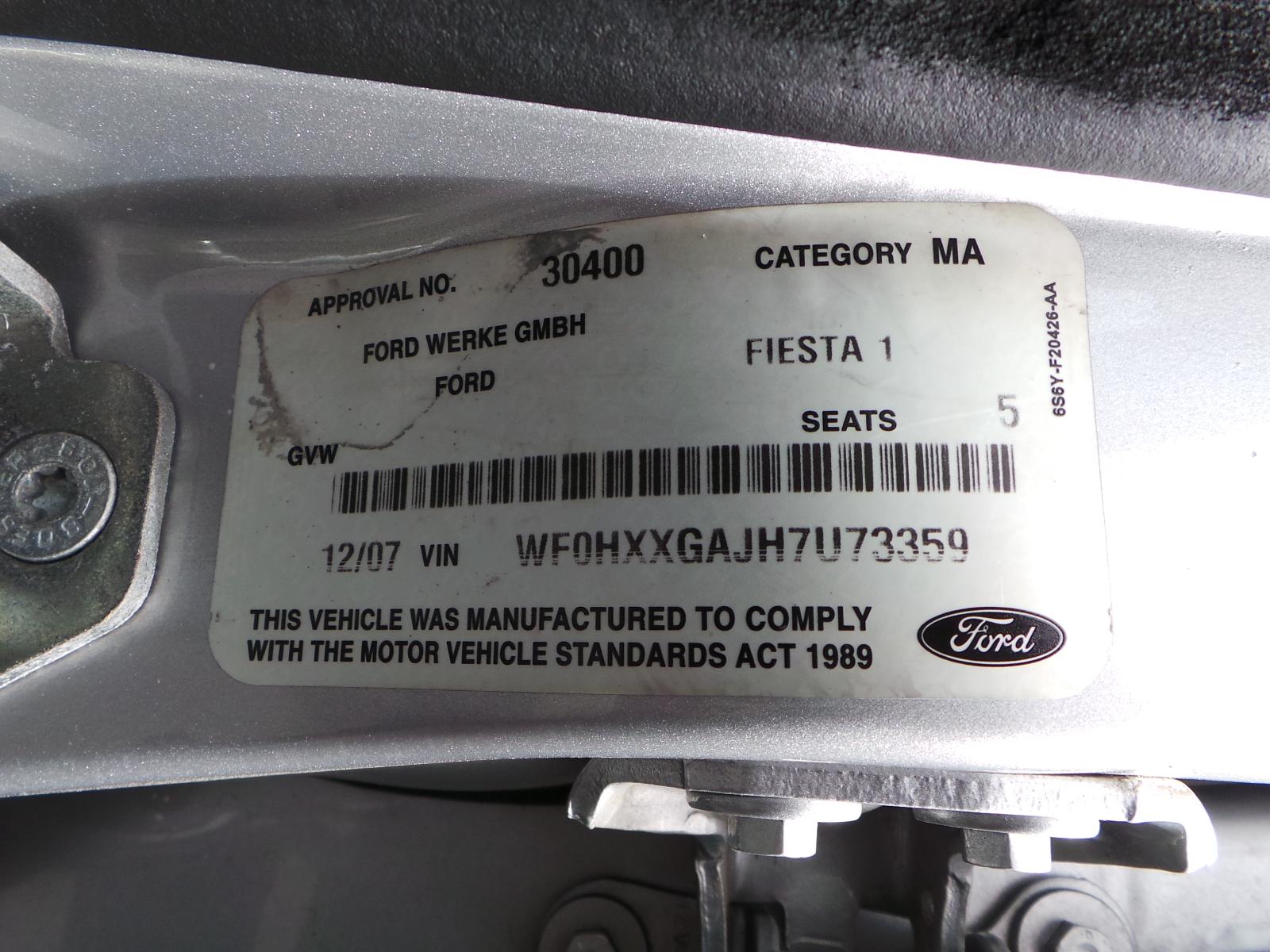 Ford Fiesta - MK V F/lift 2005-2008