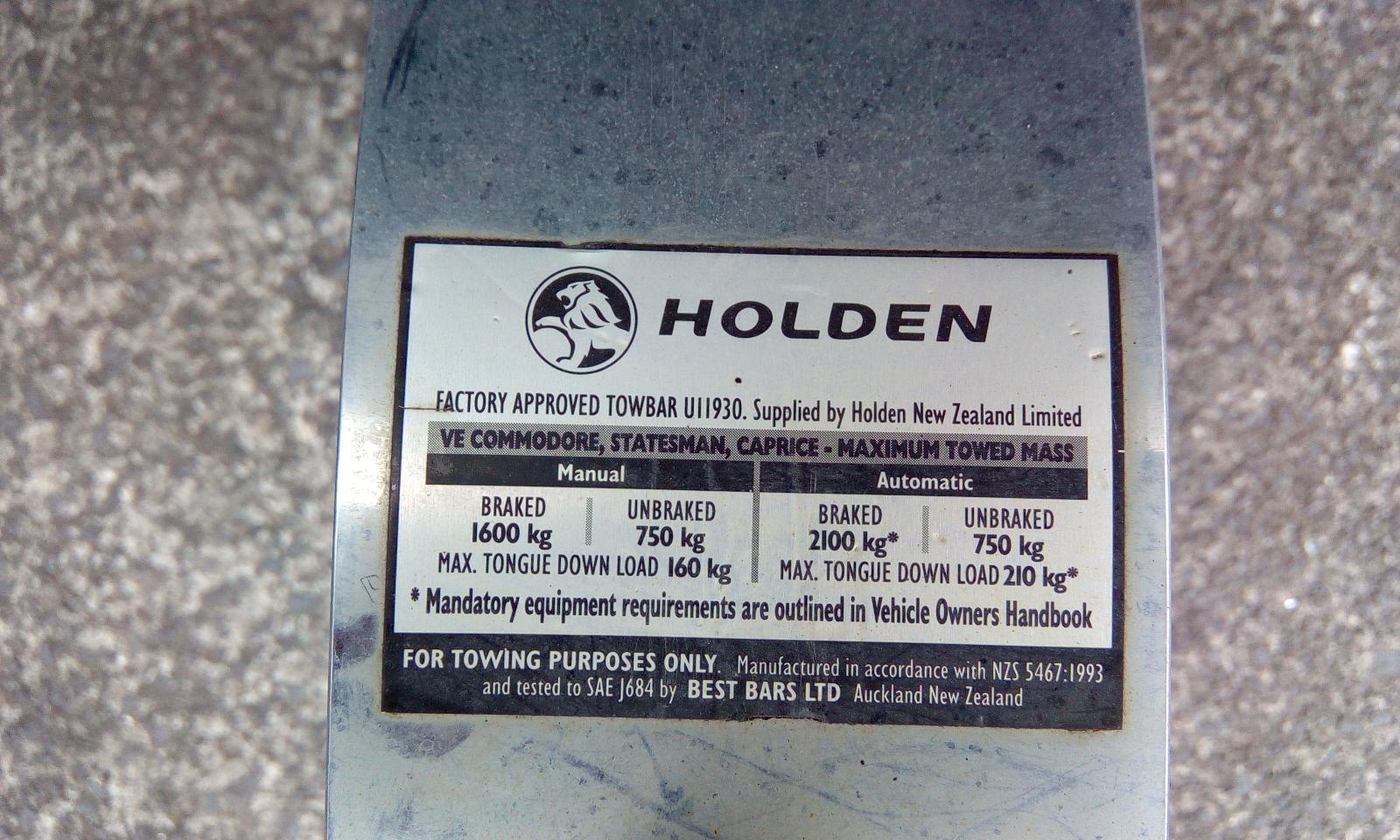 Holden Commodore - VE 2006-2013