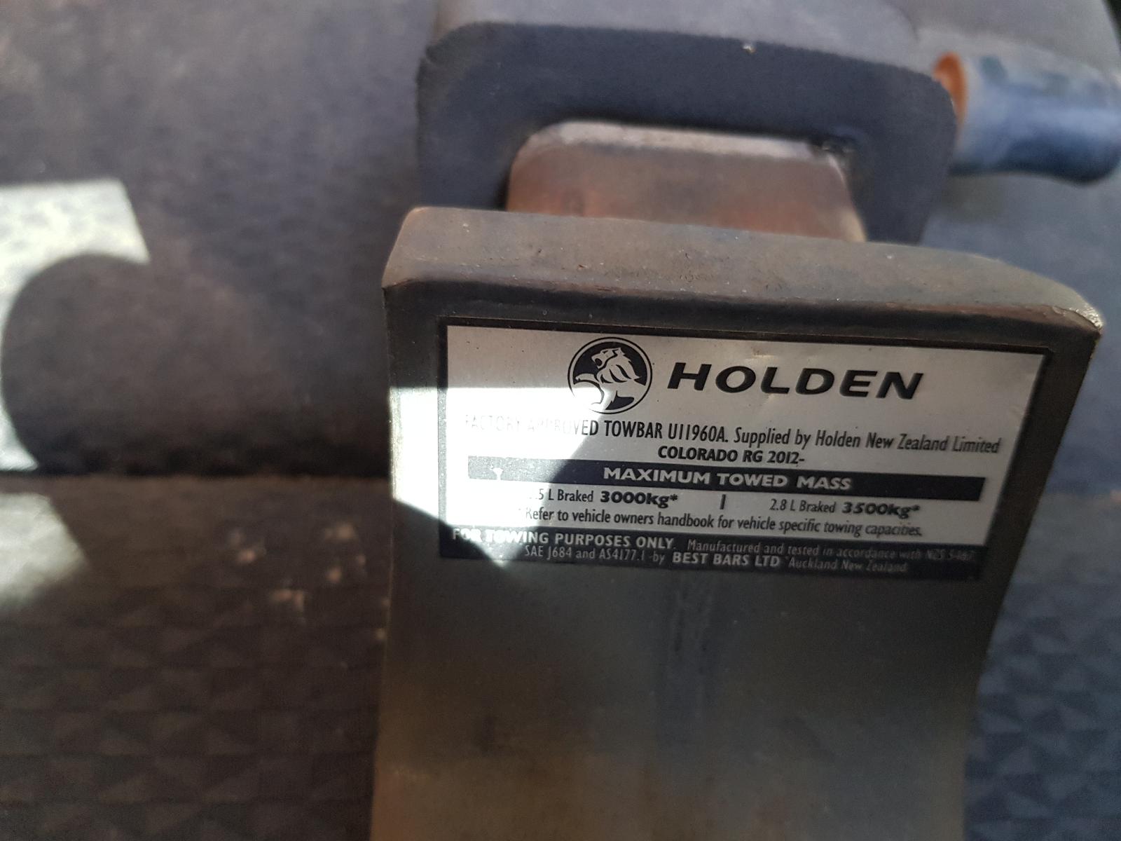 Holden Colorado - RG2 2016-Present