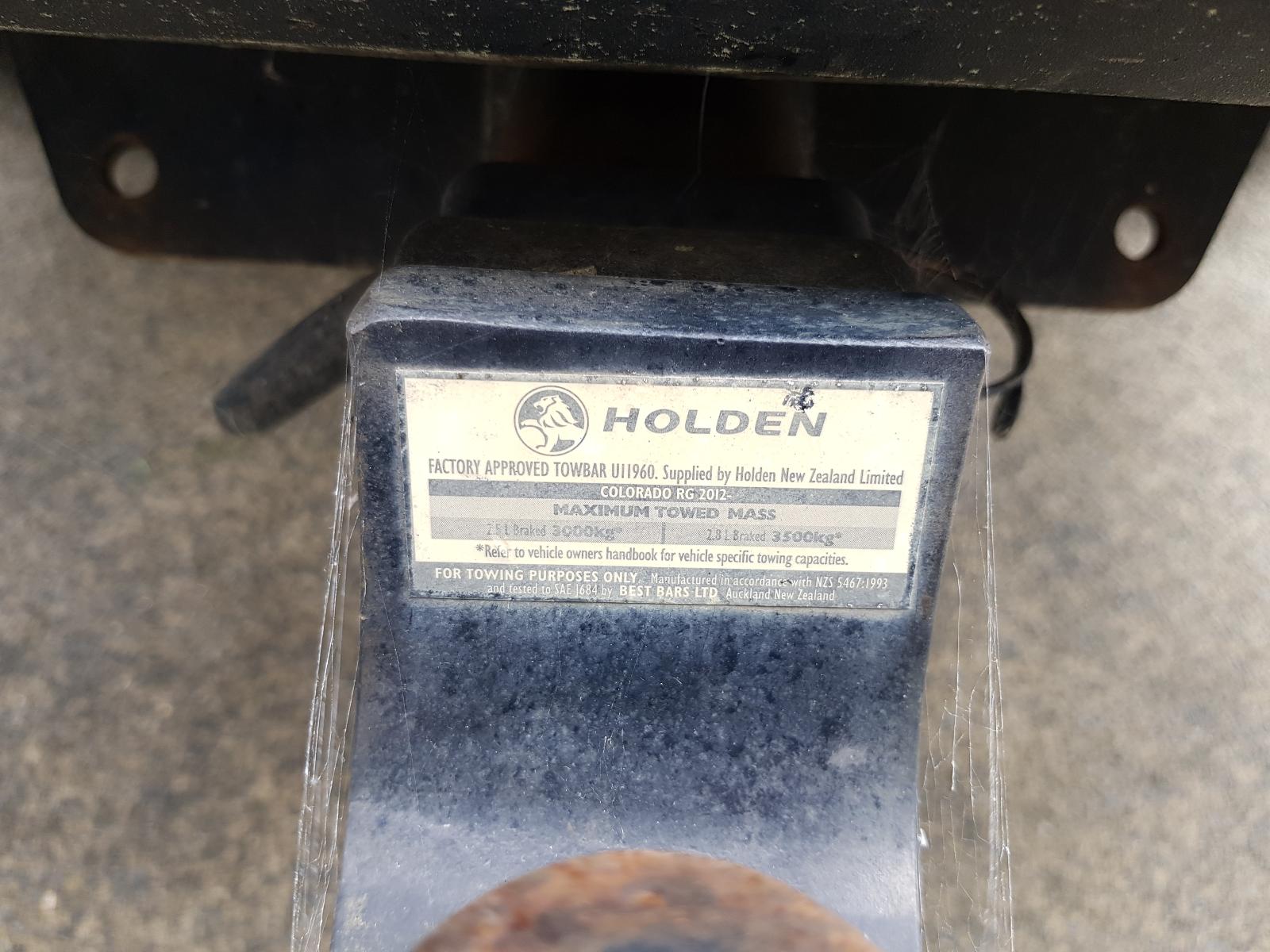 Holden Colorado - RG 2012 -2016