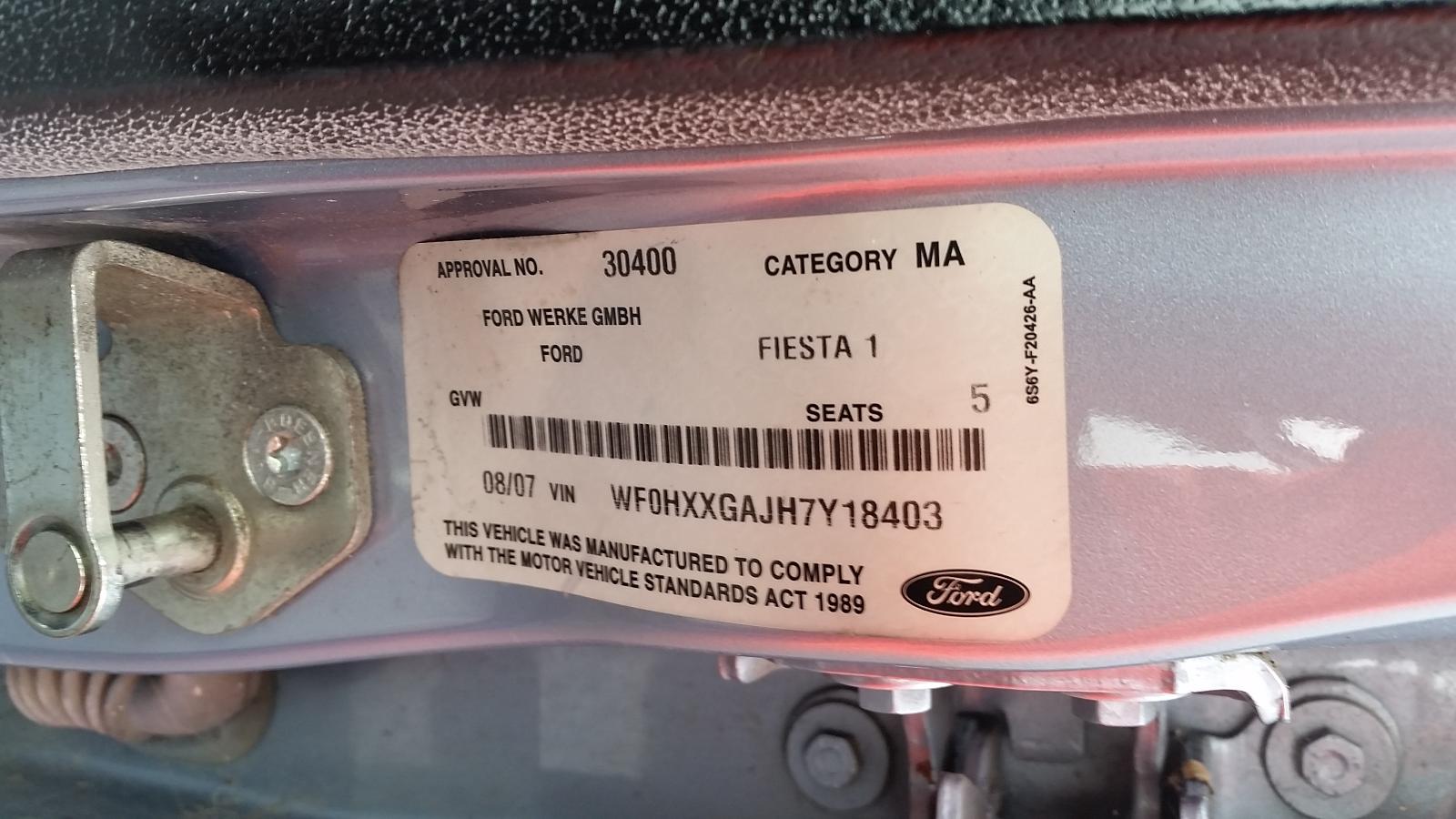 Ford Fiesta - MK V F/lift 2005-2008