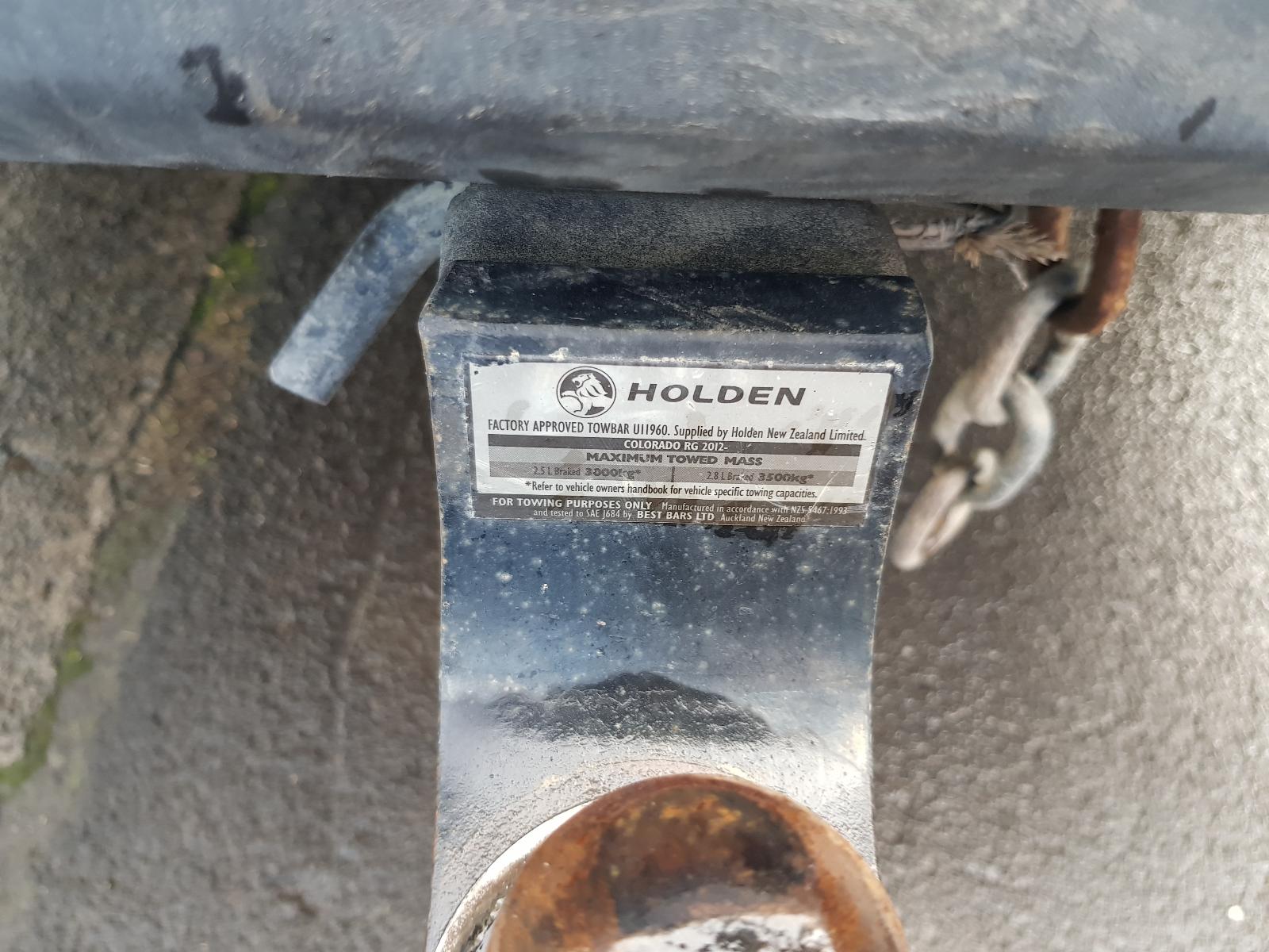 Holden Colorado - RG 2012 -2016