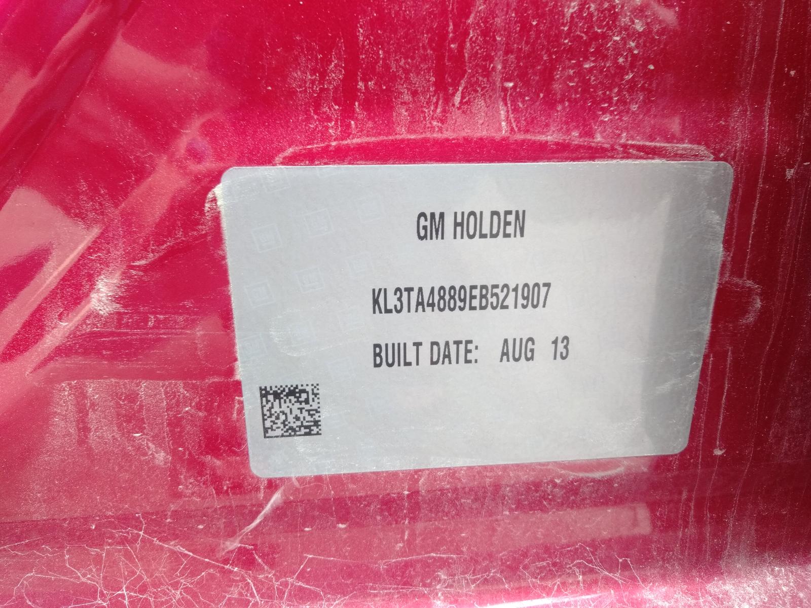 Holden Barina - TM 2011-Present