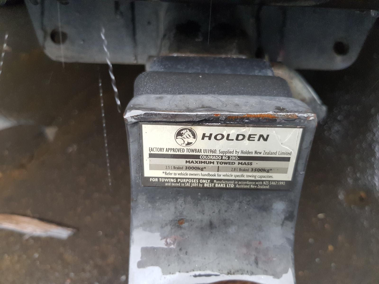 Holden Colorado - RG 2012 -2016