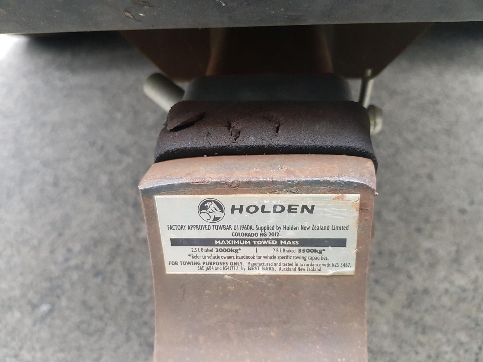 Holden Colorado - RG2 2016-Present