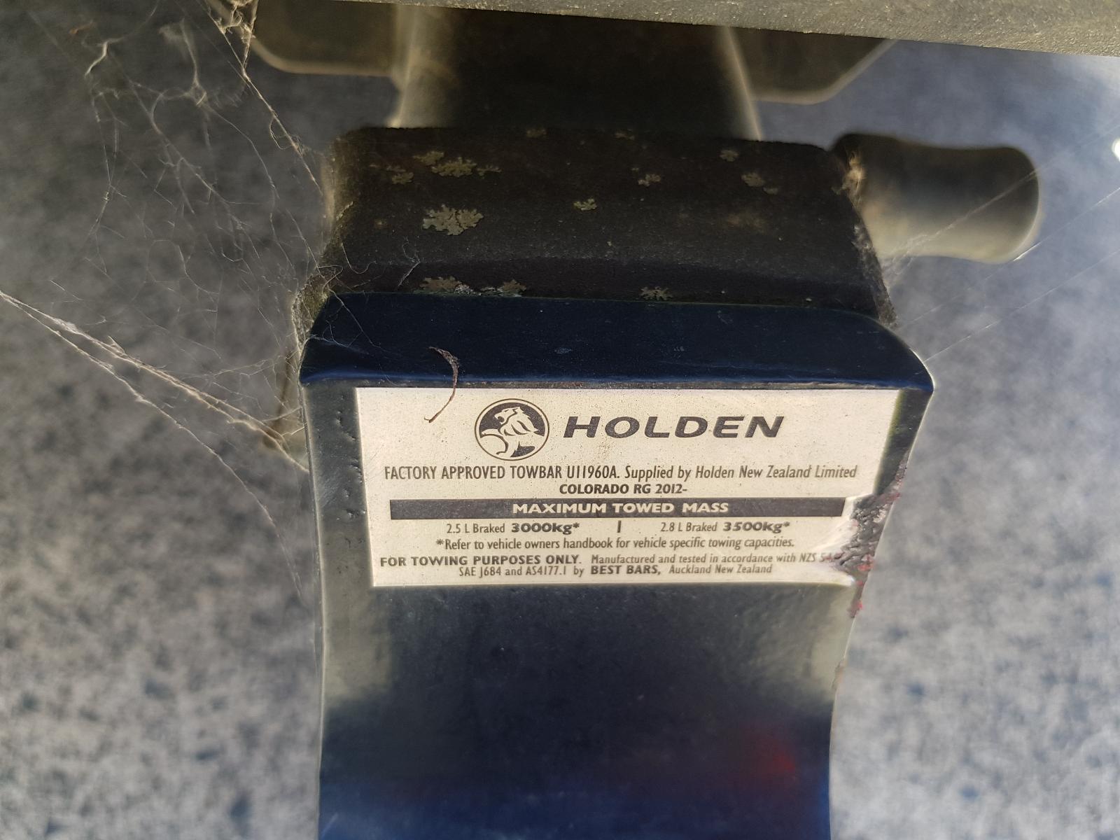 Holden Colorado - RG 2012 -2016