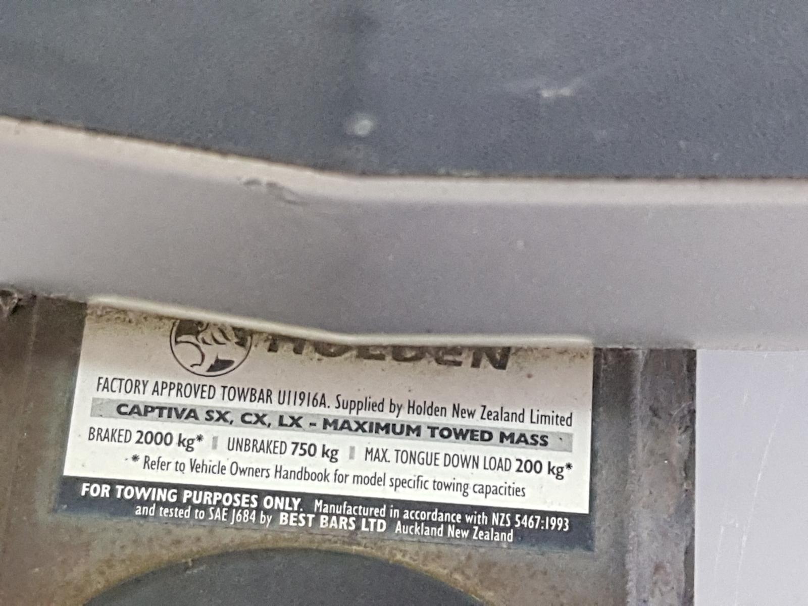 Holden Captiva - Captiva 5 2006-2011