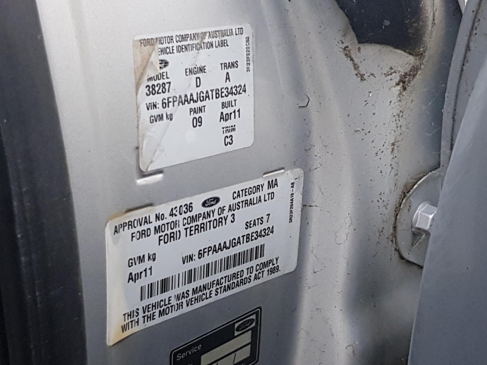 Ford Territory - SZ 2011-Present