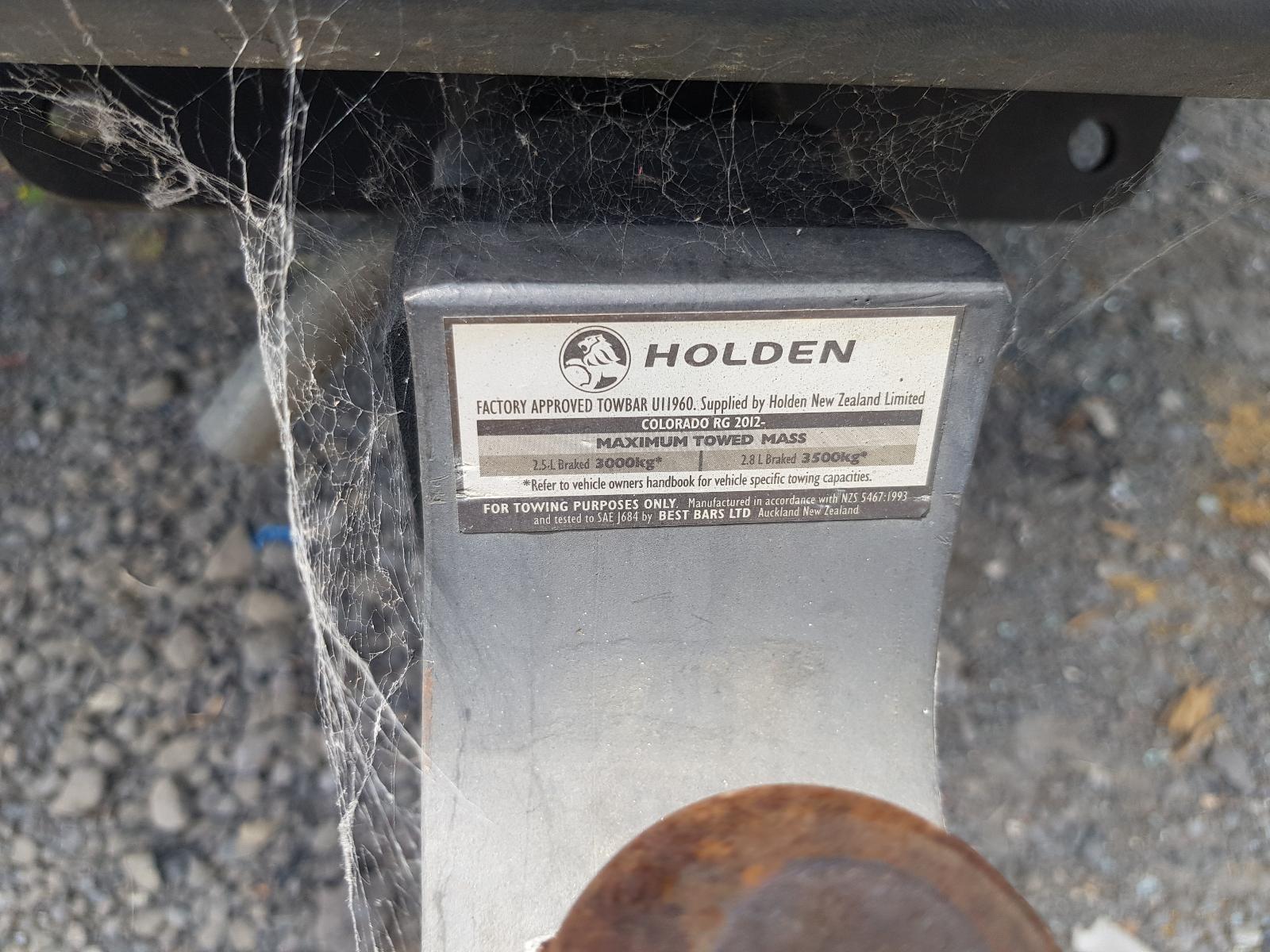 Holden Colorado - RG 2012 -2016