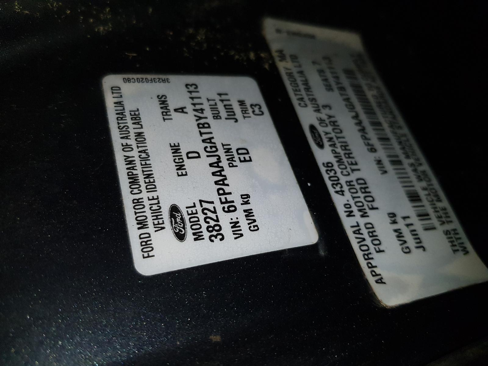 Ford Territory - SZ 2011-Present