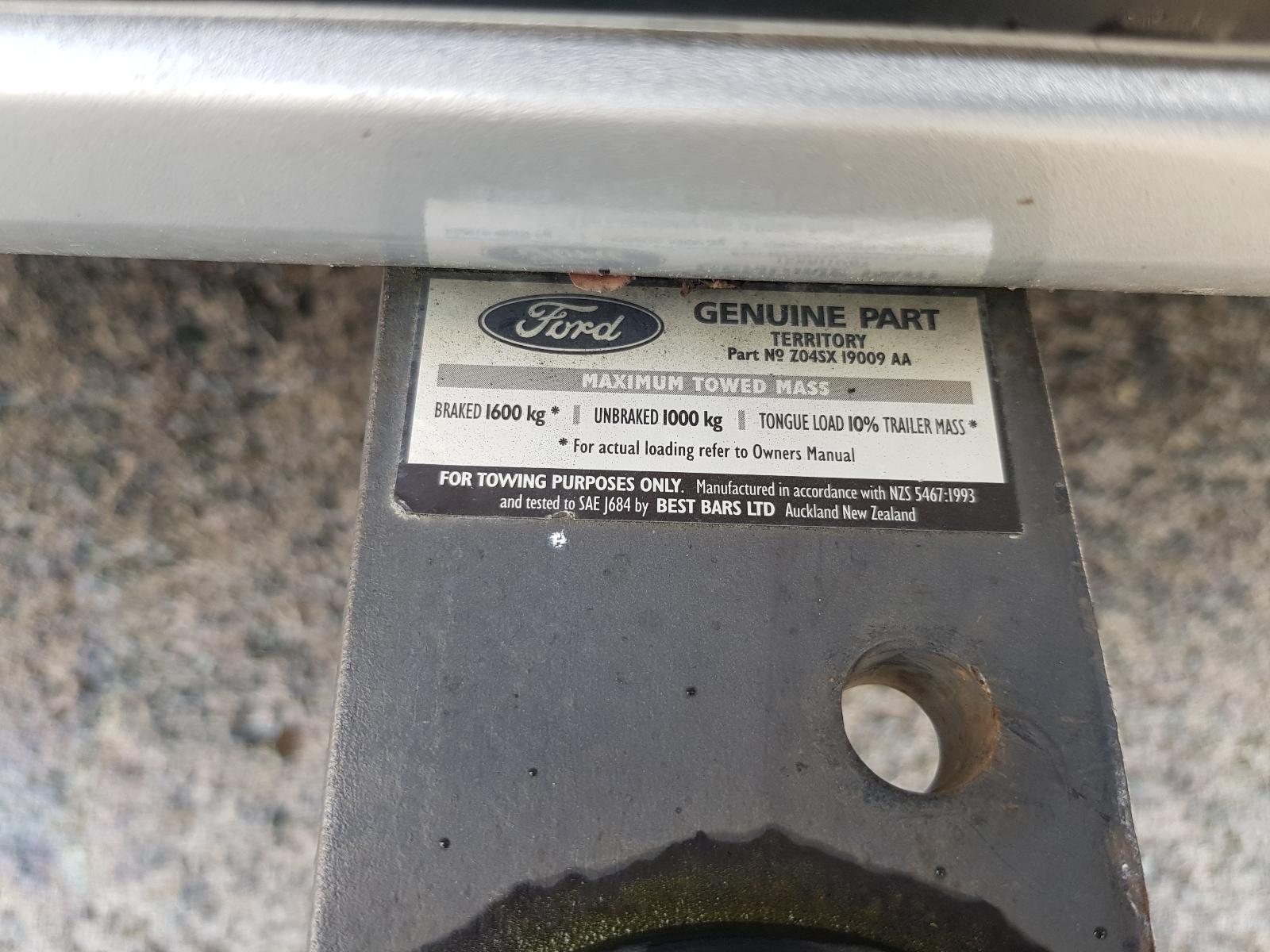 Ford Territory - SZ 2011-Present