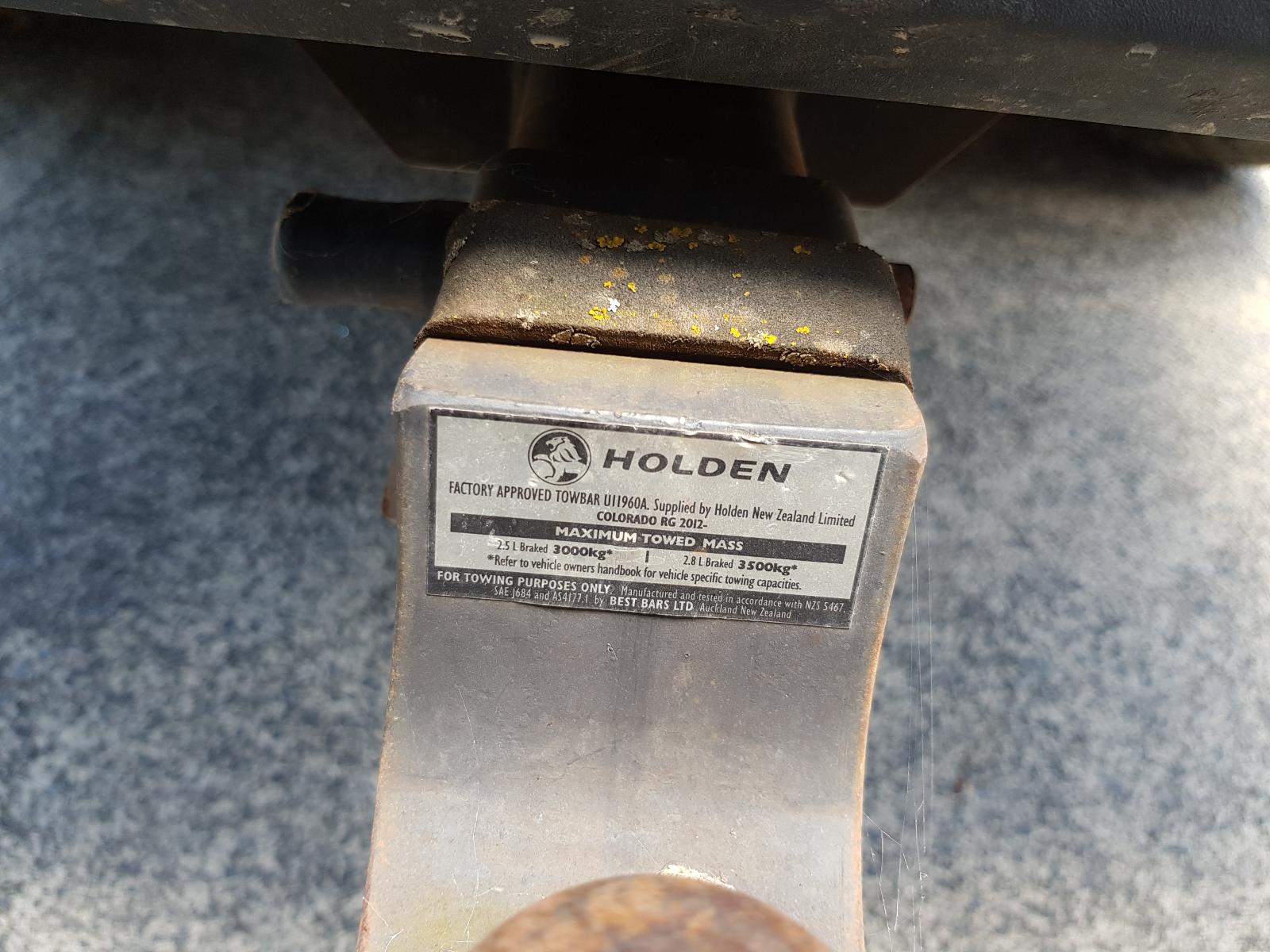 Holden Colorado - RG2 2016-Present