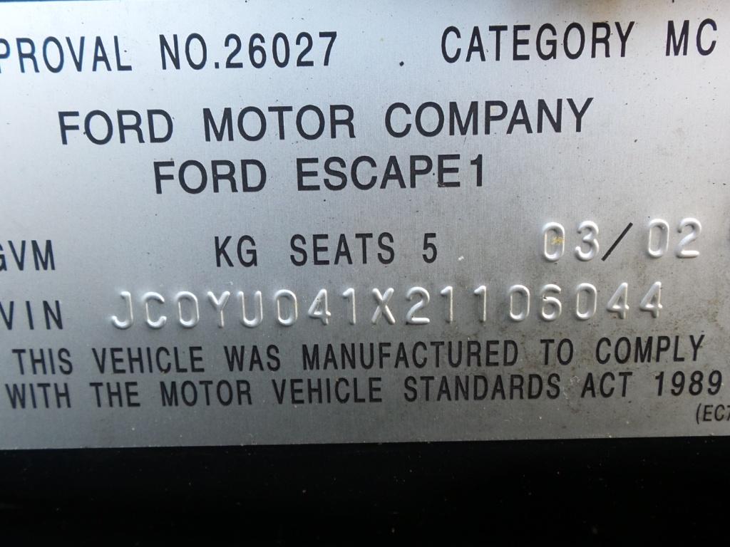 Ford Escape - EP 2001-2003