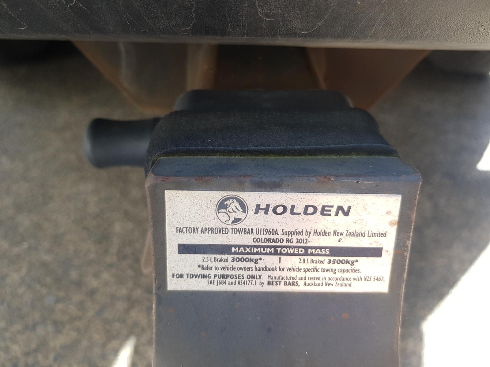 Holden Colorado - RG2 2016-Present