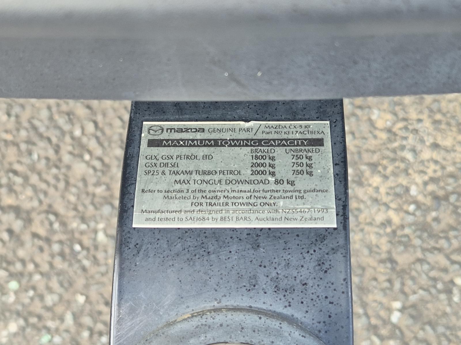 Mazda CX5 - KE 2012-Present