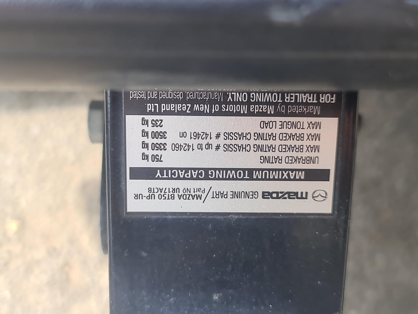 Mazda BT50 - 2007- Present