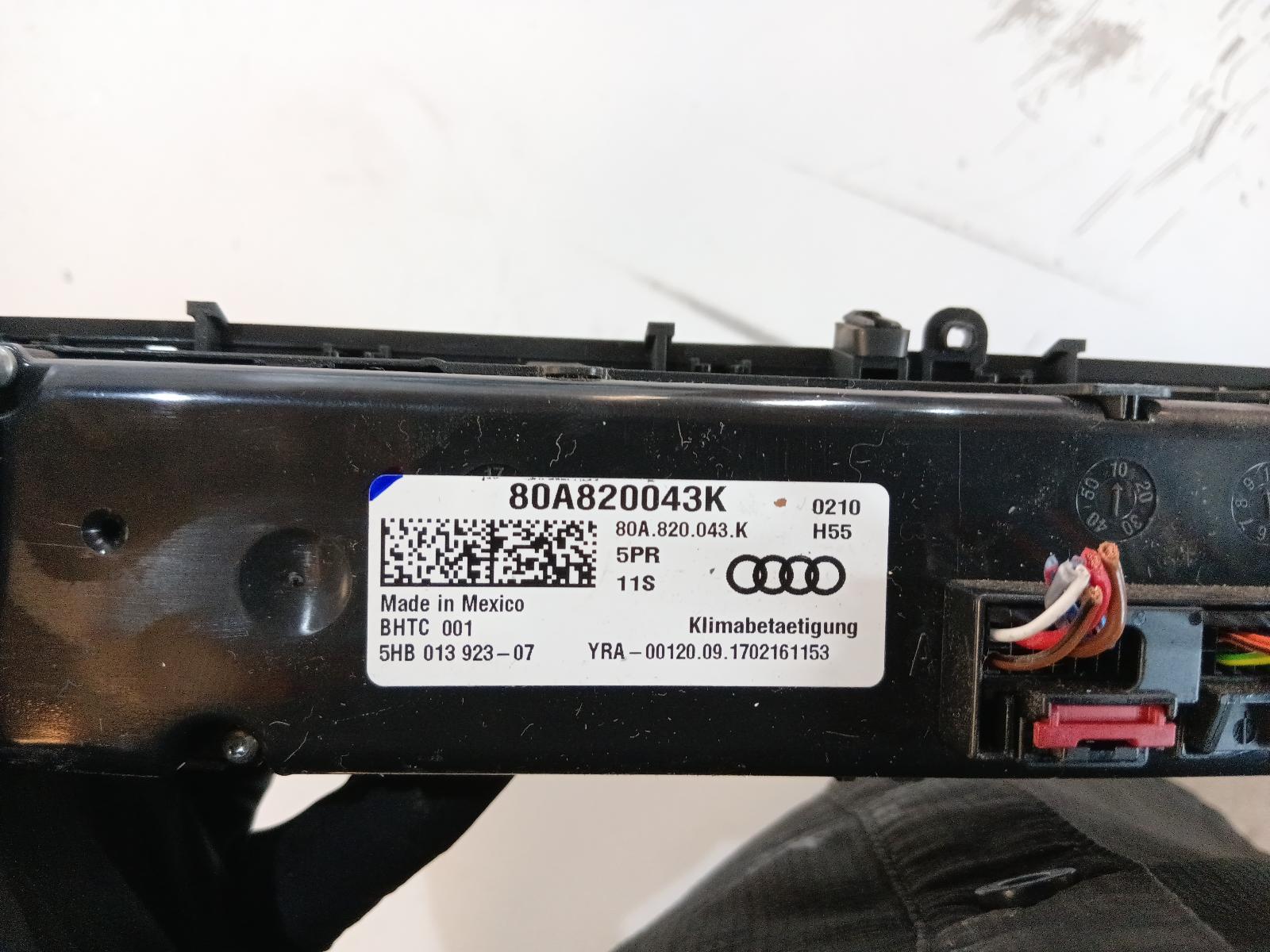View Auto part Heater/Ac Controls Audi Q5 2018