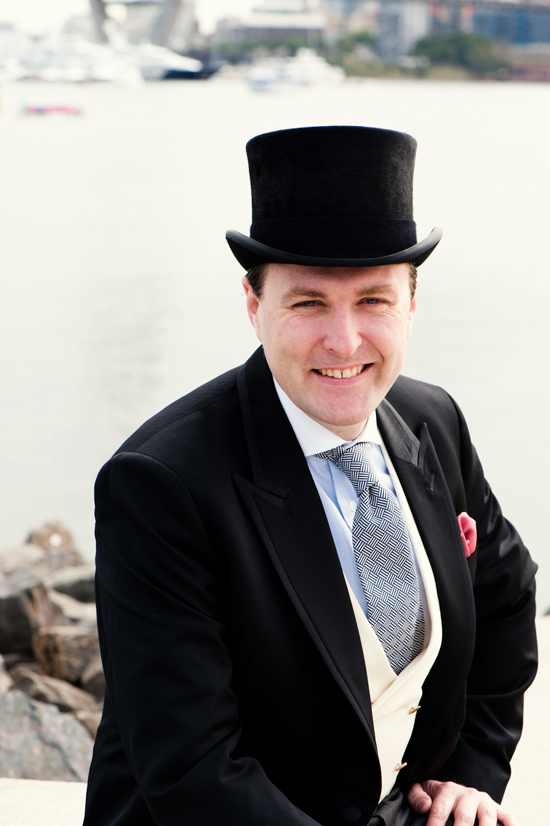 sydney top hat groom style008 Image Polka Dot Bride