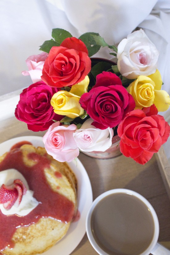 Valentine's Day Breakfast In Bed