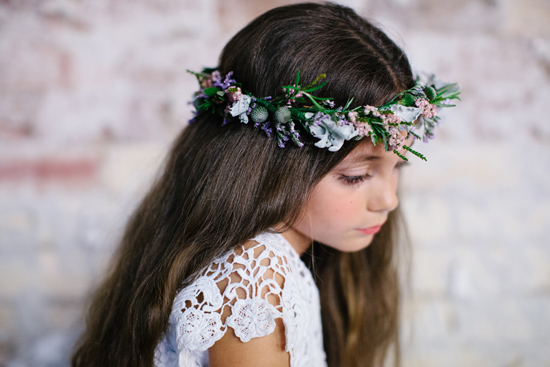 Summerblossom Fresh Floral Hairpieces Polka Dot Bride