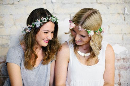 Summerblossom Fresh Floral Hairpieces Polka Dot Bride