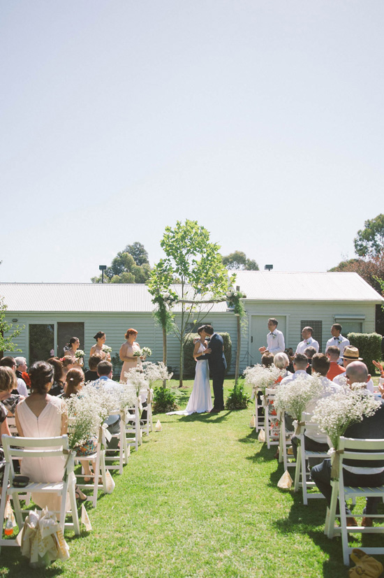 Mornington Peninsula Holiday Home Wedding Polka Dot Bride