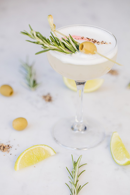 Cocktail Friday Soleil Pool Bar's The Scarborough Fair Polka Dot Bride