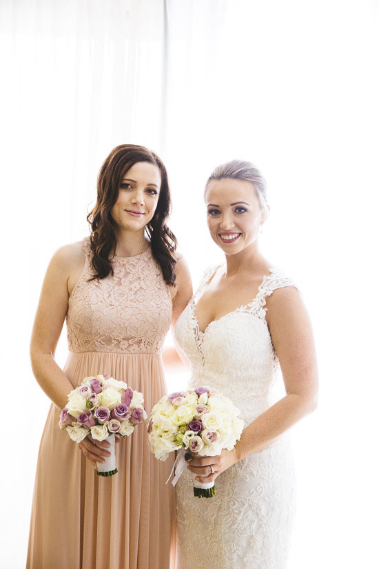 Intimate Fort Denison Wedding Polka Dot Bride