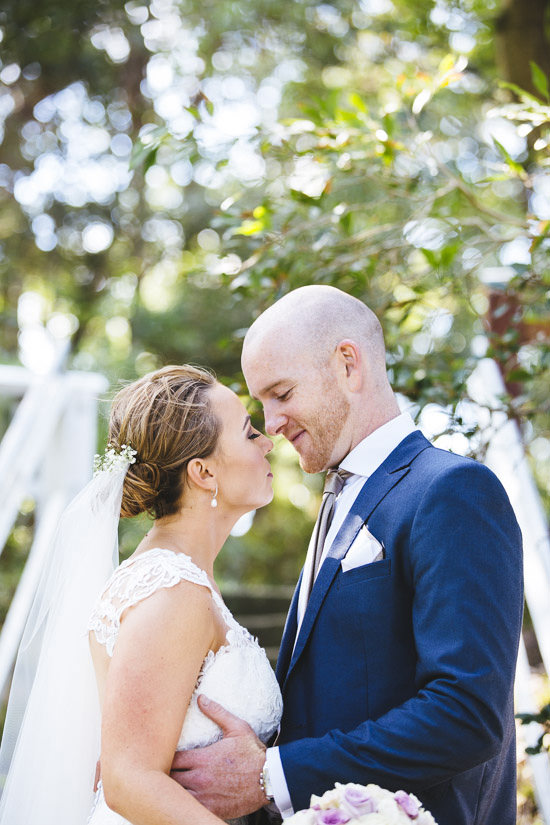 Intimate Fort Denison Wedding Polka Dot Bride