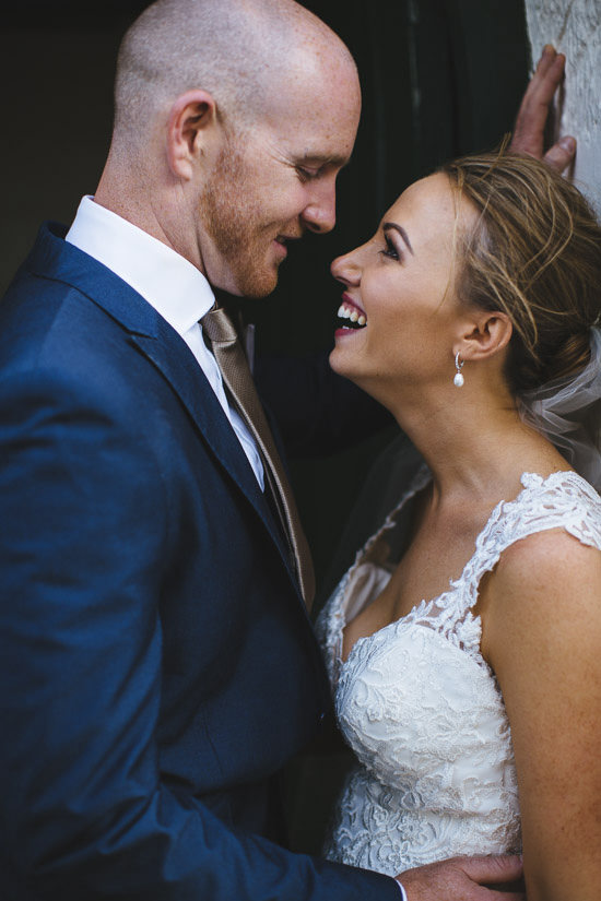 Intimate Fort Denison Wedding Polka Dot Bride