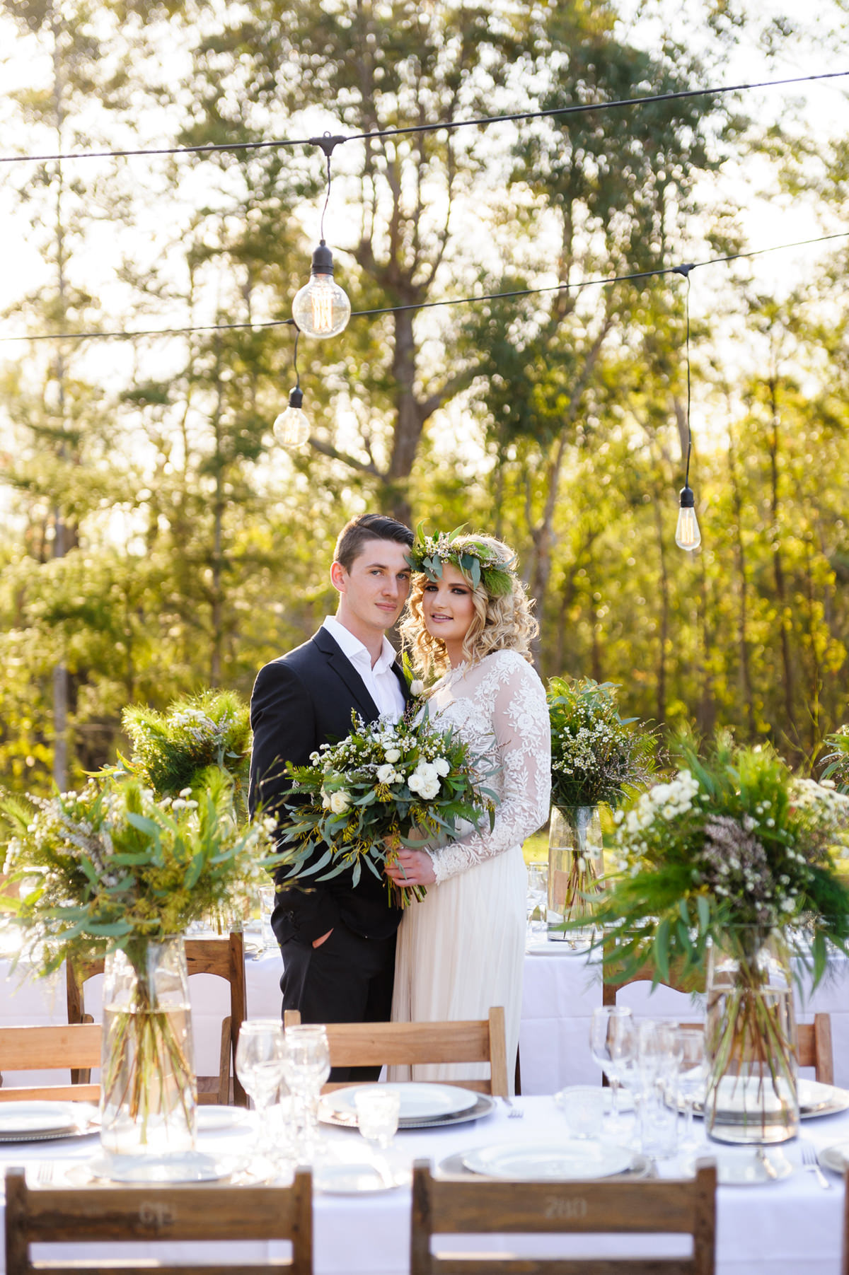 Australian Outdoor Wedding Ideas With Greenery Polka Dot Bride