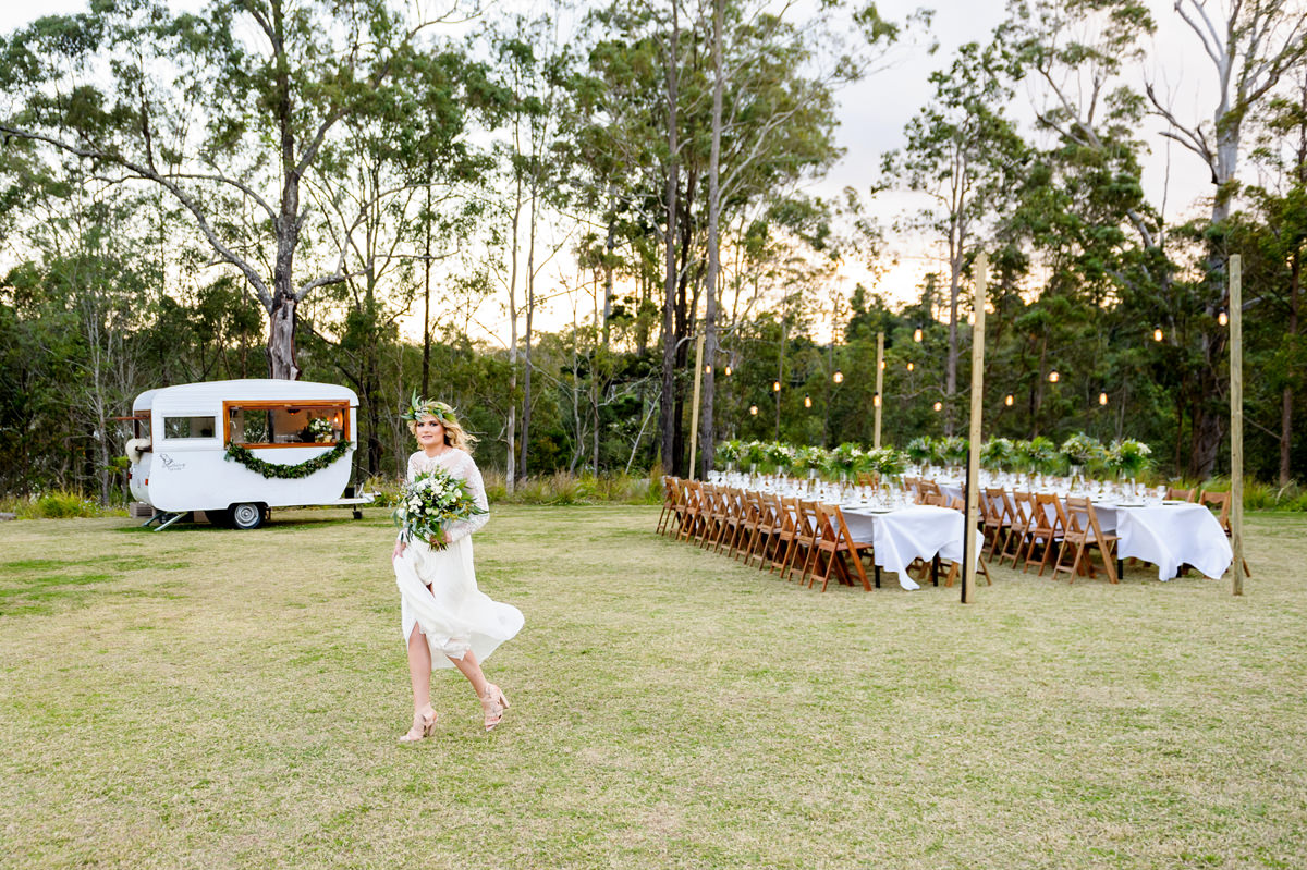 Australian Outdoor Wedding Ideas With Greenery Polka Dot Bride