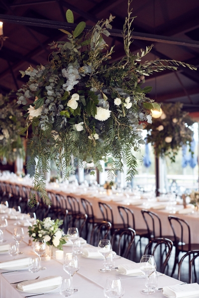 Modern All White Winery Wedding Polka Dot Bride