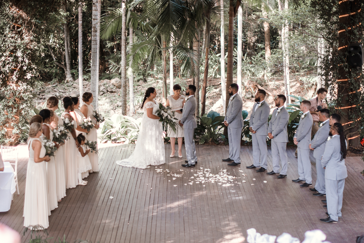 124902 Rainforest Tamborine Mountain Wedding Photographed by