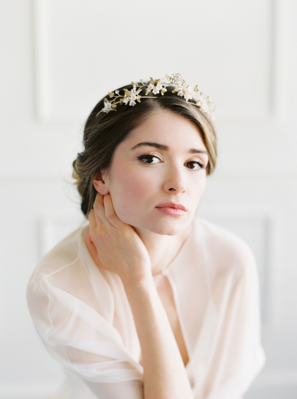 All About Romance Hairpieces Veils 2018 Collection Polka Dot Bride