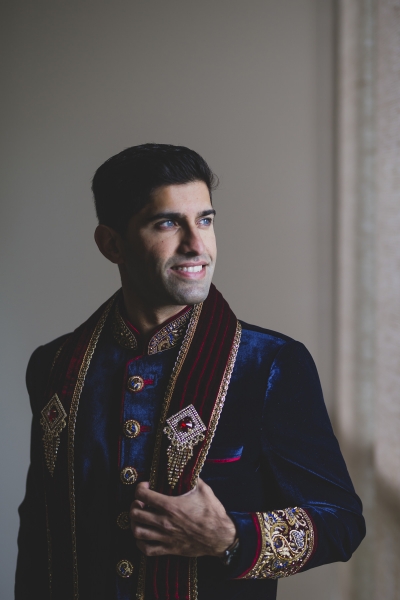 Glam Bold Melbourne Indian Wedding Polka Dot Bride