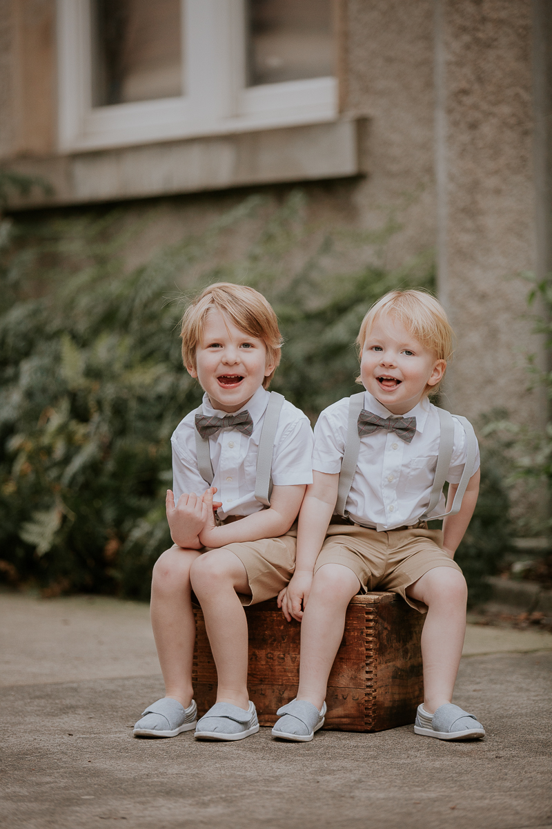 Boho to Black Tie Adorable Page Boy Looks To "Suit" Your Wedding Theme