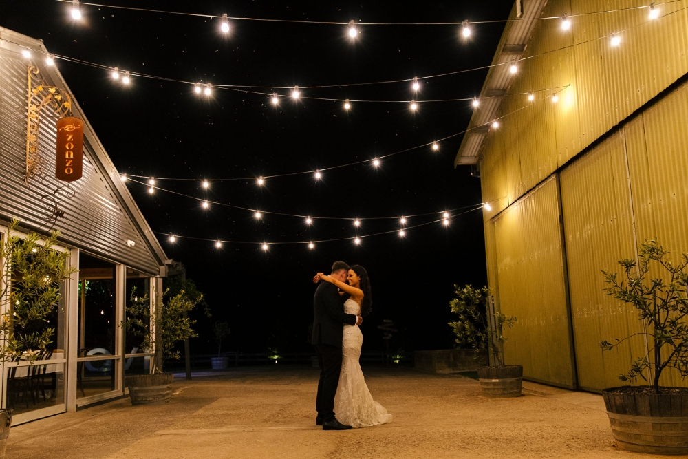 Classic & Chic Winery Wedding Polka Dot Bride