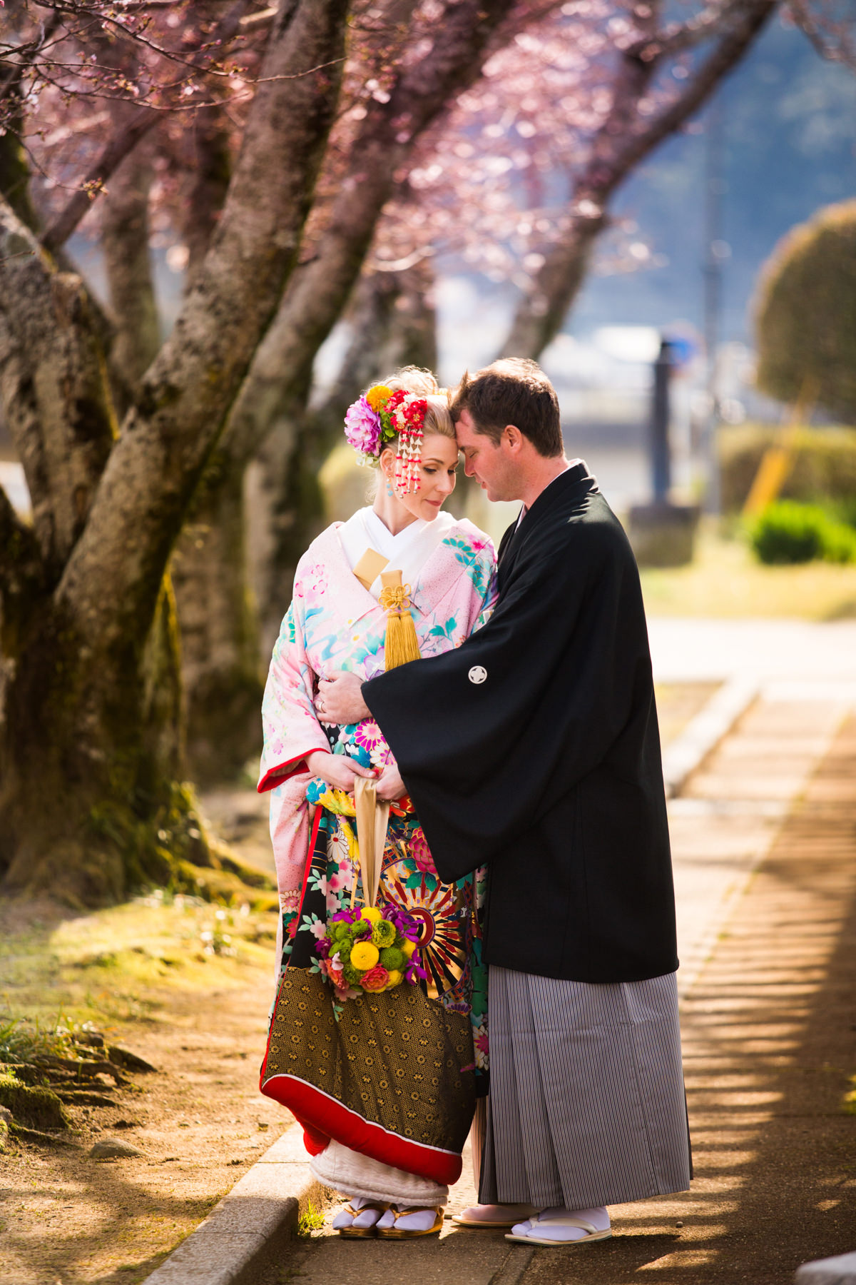 Spring Inspired Wedding In Japan With 253 Flowergirls Polka Dot Bride