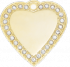Amore Bling Heart Pet Tag