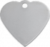 Stainless Heart Pet Tag