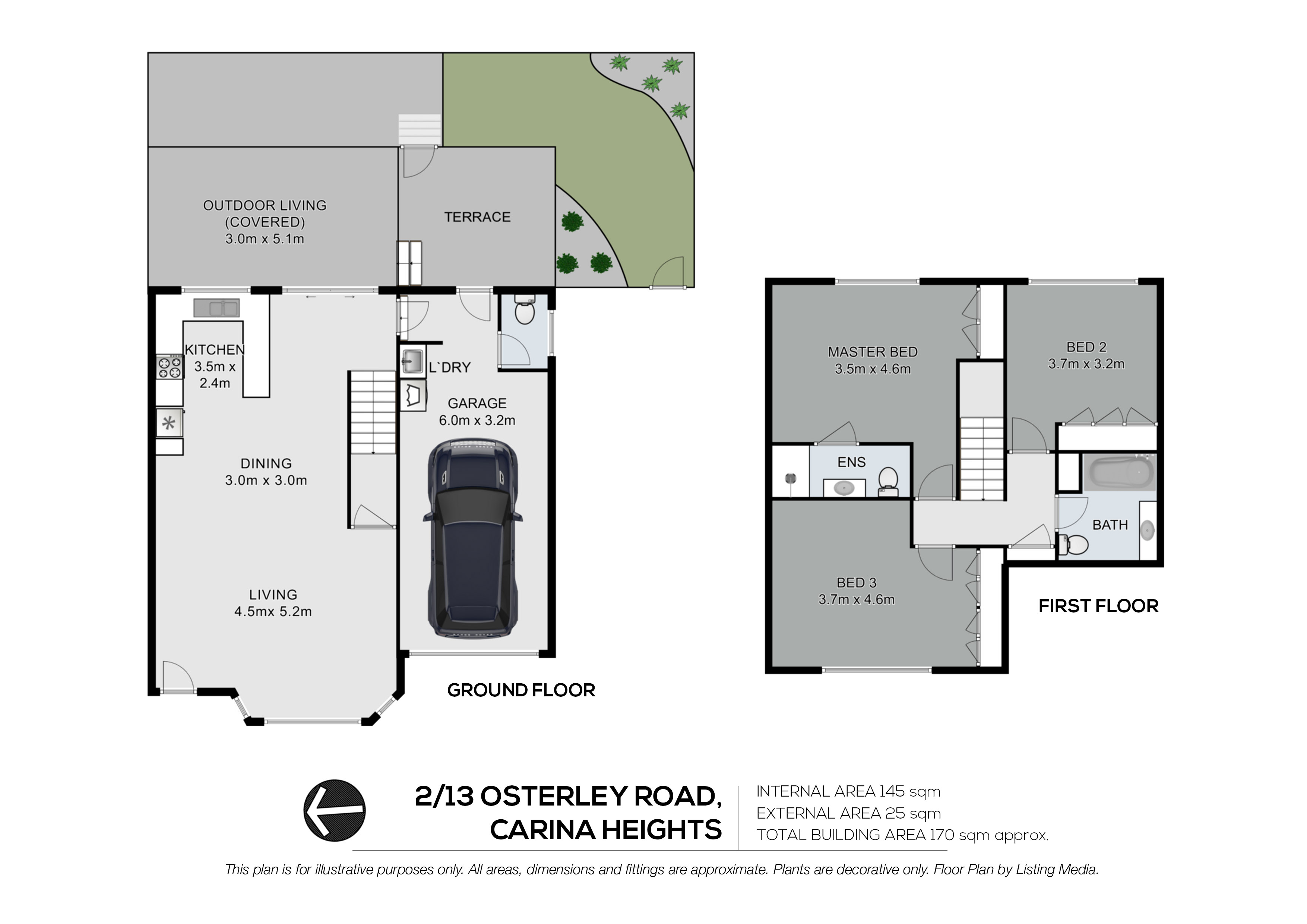 2/13 Osterley Road, CARINA HEIGHTS, QLD 4152 Townhouse for Sale