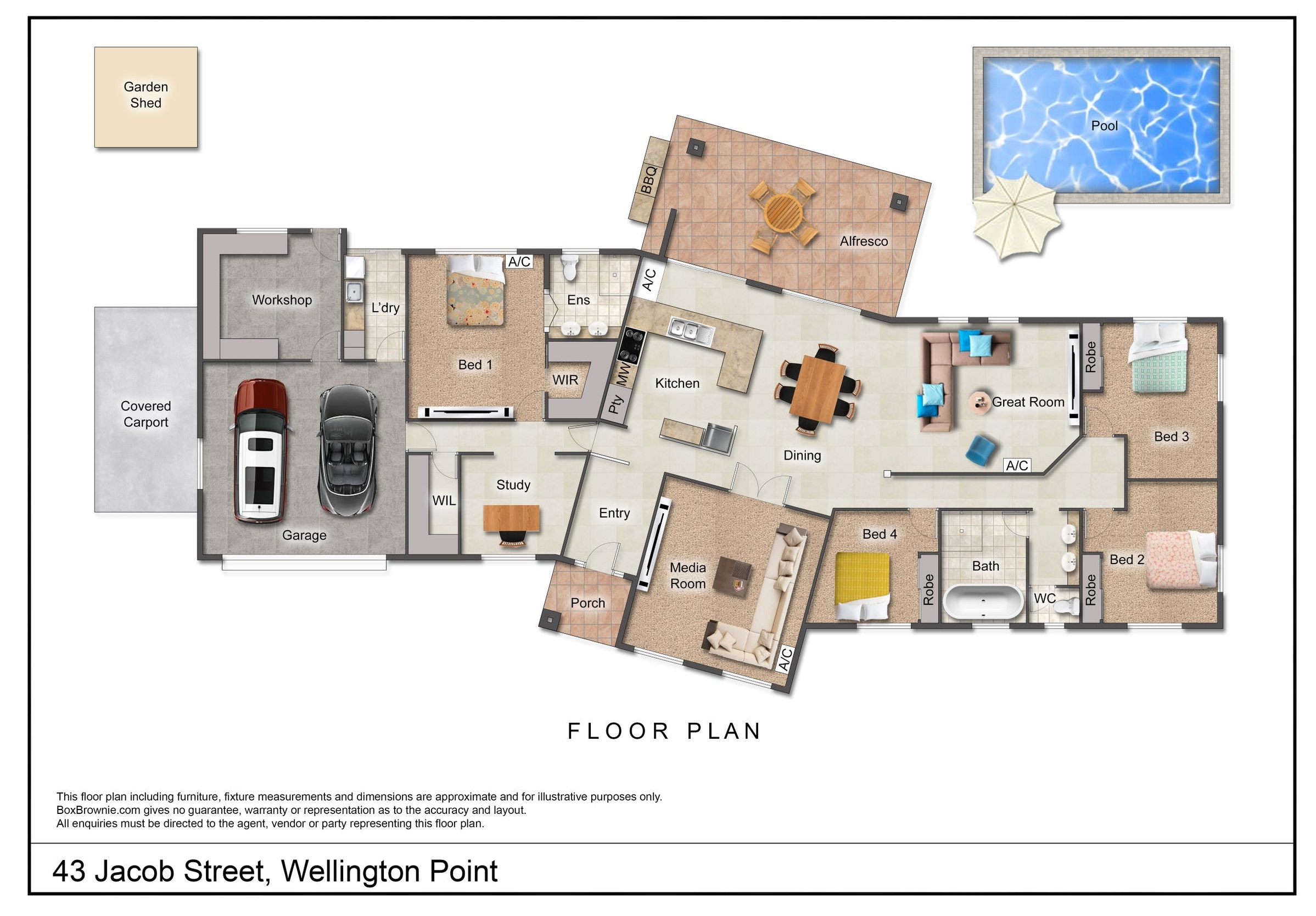 43 Jacob Street, WELLINGTON POINT, QLD 4160 House for Sale