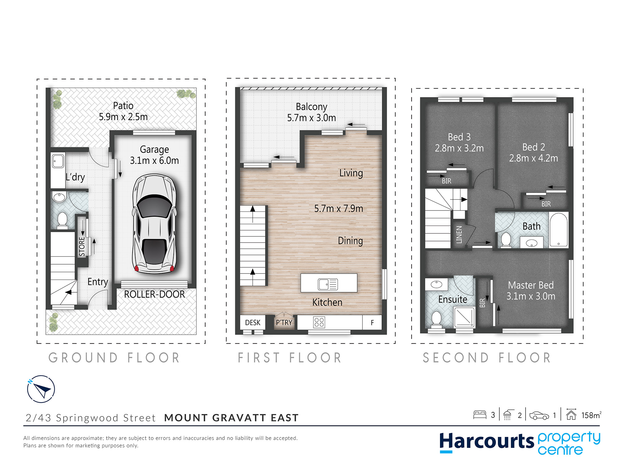 2/43 Springwood Street, MOUNT GRAVATT EAST, QLD 4122 Townhouse for