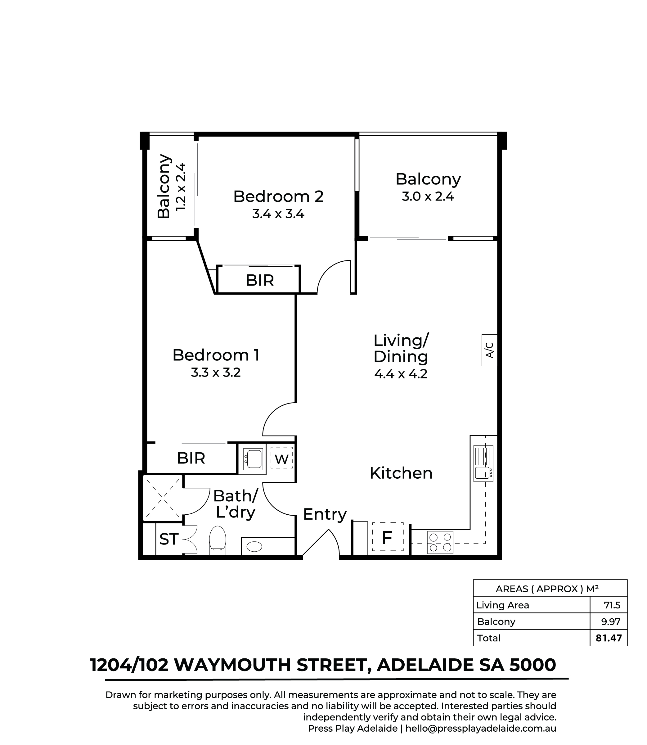 1204/102 Waymouth Street, ADELAIDE, SA 5000 Apartment for Sale