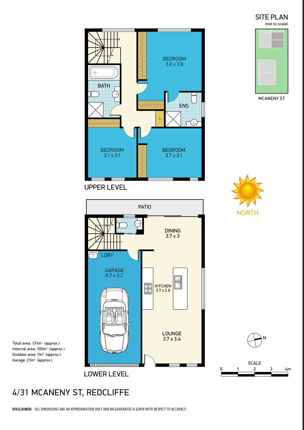 4/31 Mcaneny Street, REDCLIFFE, QLD 4020 Townhouse for Sale