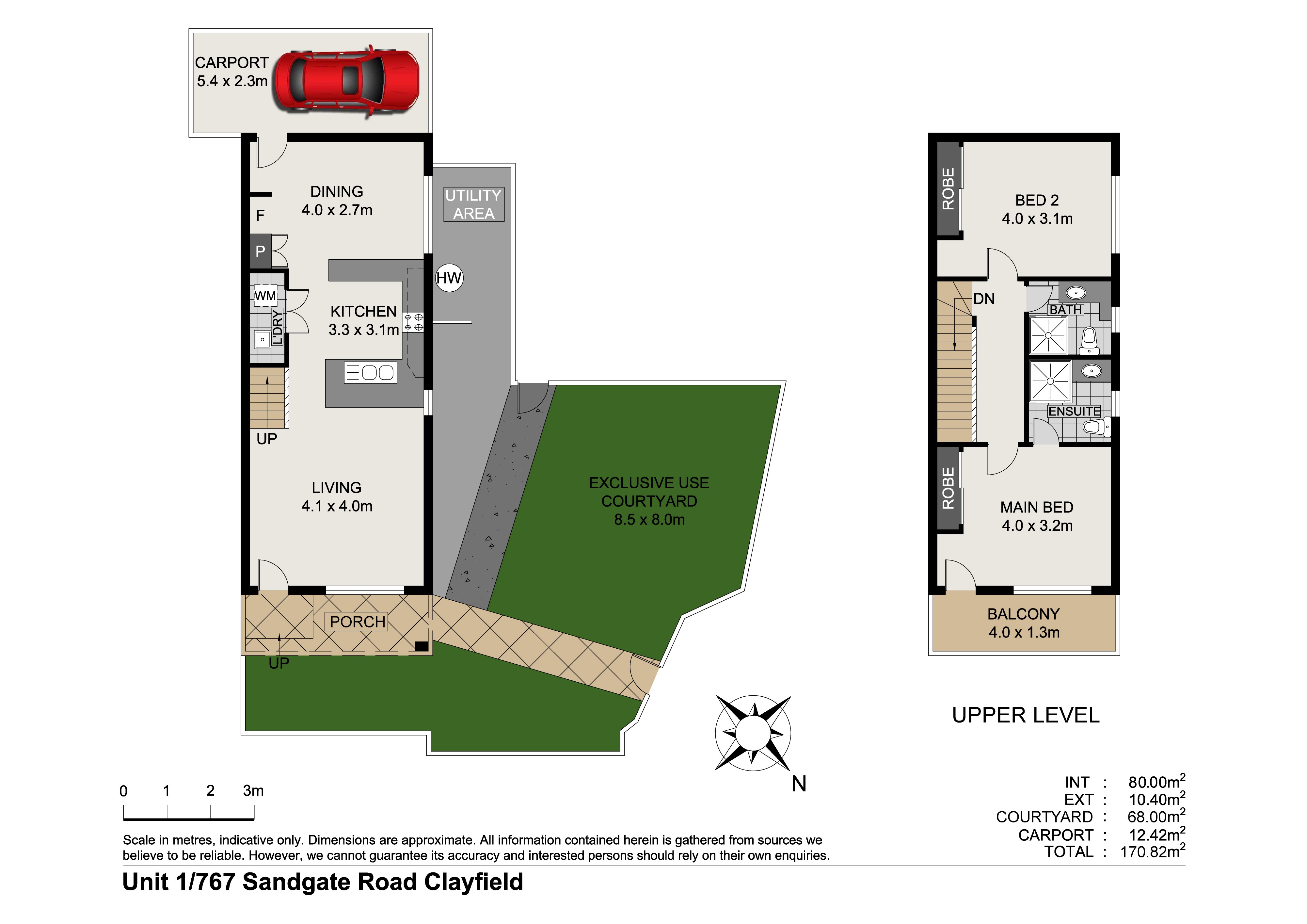 1/21 Collins Street, CLAYFIELD, QLD 4011 Townhouse for Sale