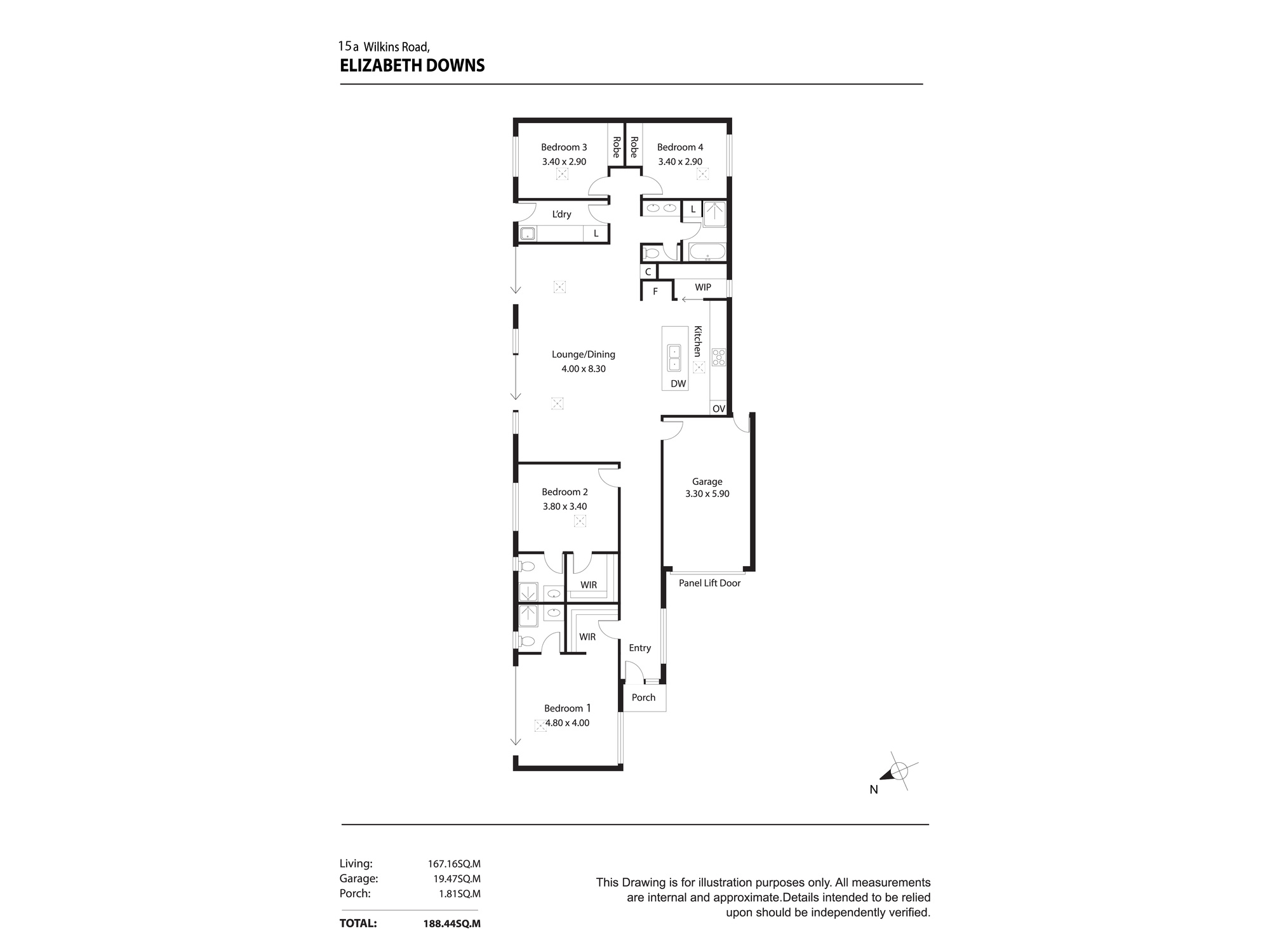 15A Wilkins Road, ELIZABETH DOWNS, SA 5113 House for Sale