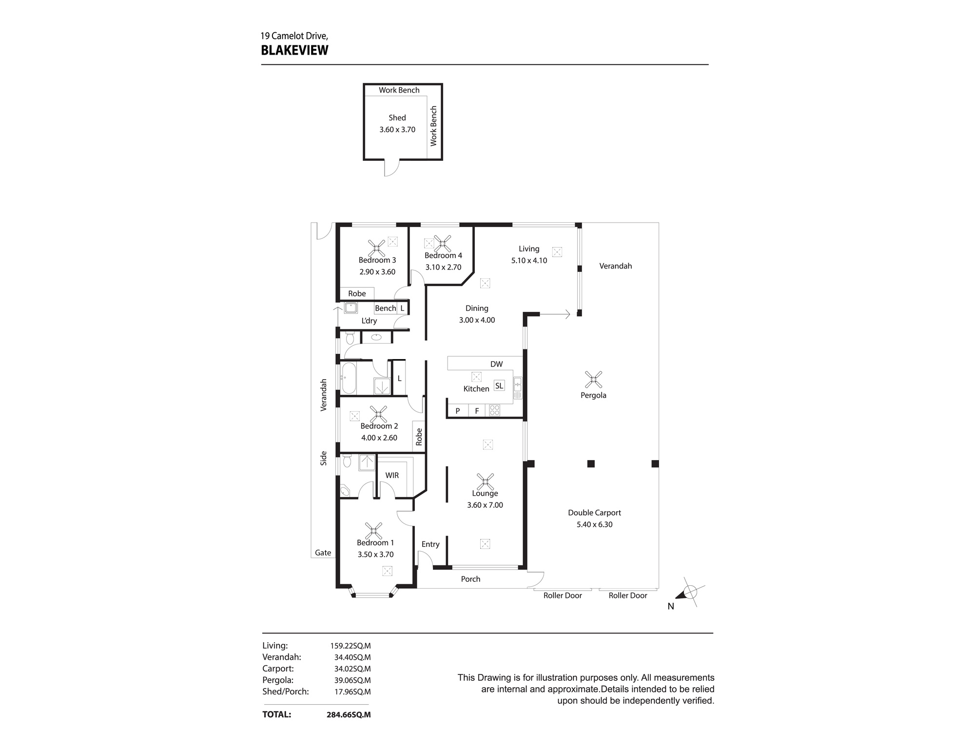19 Camelot Drive, BLAKEVIEW, SA 5114 House for Sale